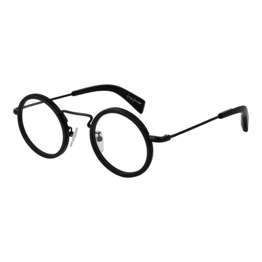Yohji Yamamoto Black Unisex Glasses Frame