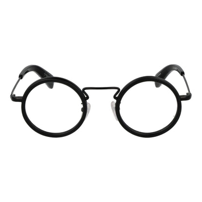 Yohji Yamamoto Black Unisex Glasses Frame