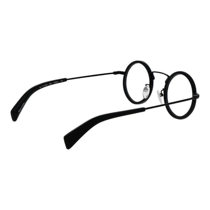 Yohji Yamamoto Black Unisex Glasses Frame