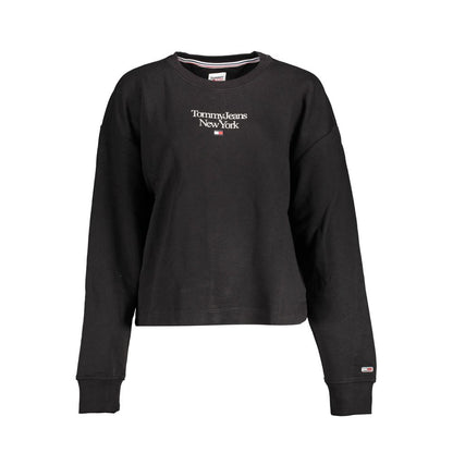 Tommy Hilfiger Black Cotton Women Sweater