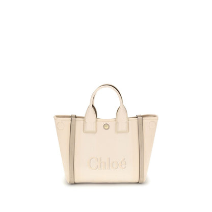 Chloé Beige Cotton Shoulder Bag
