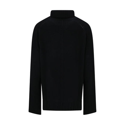 Zadig & Voltaire Black Merino Wool Sweatshirt