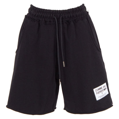 Comme Des Fuckdown Black Cotton Short
