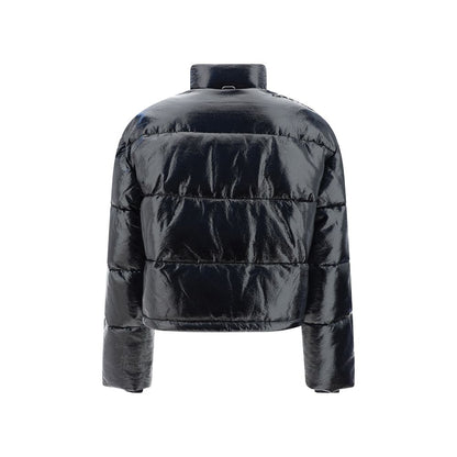 Courrèges Black Viscose Full-Length Jacket