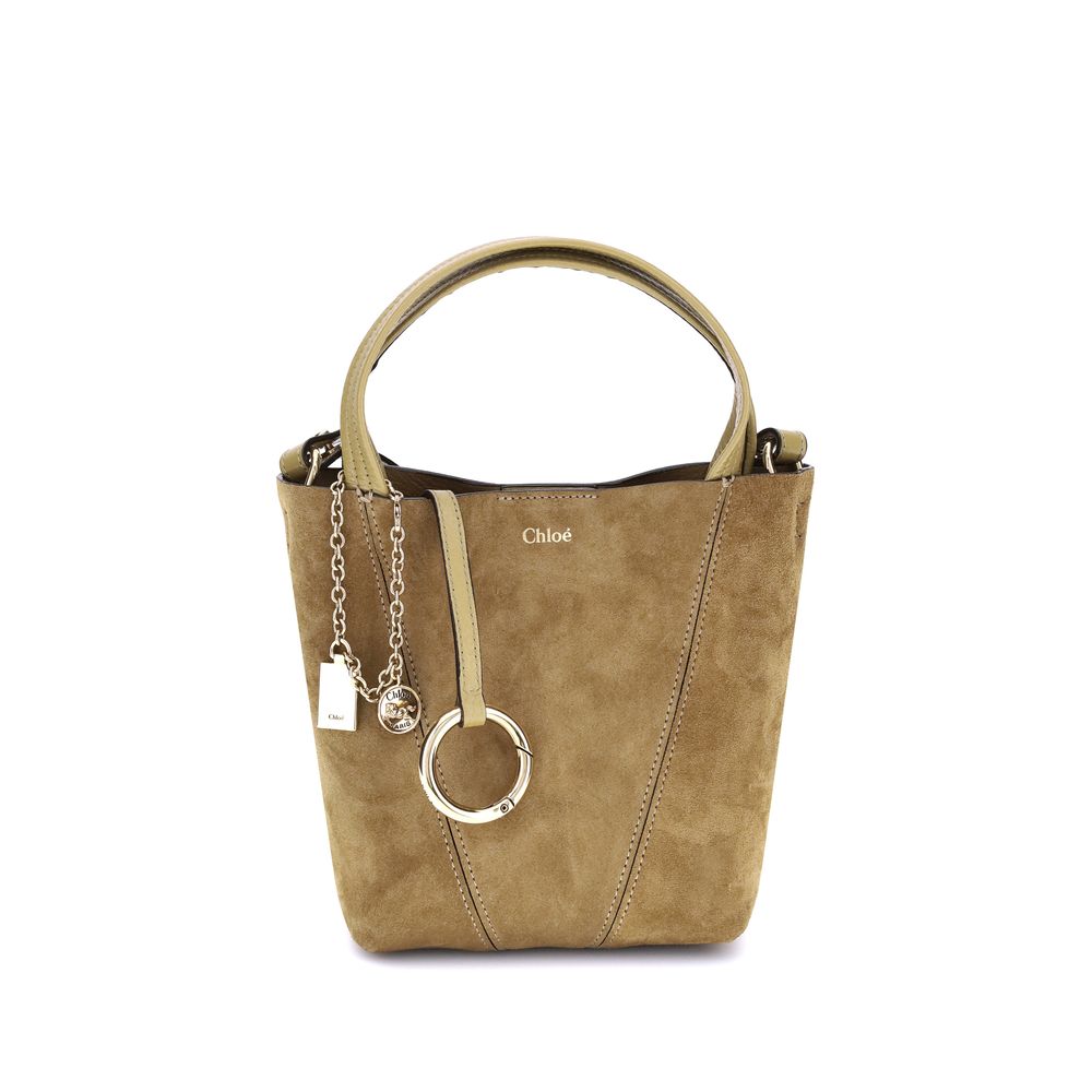 Chloé Beige Calf Leather Bos Taurus Shoulder Bag
