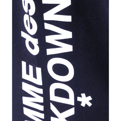 Comme Des Fuckdown Blue Cotton Women Sweatpants