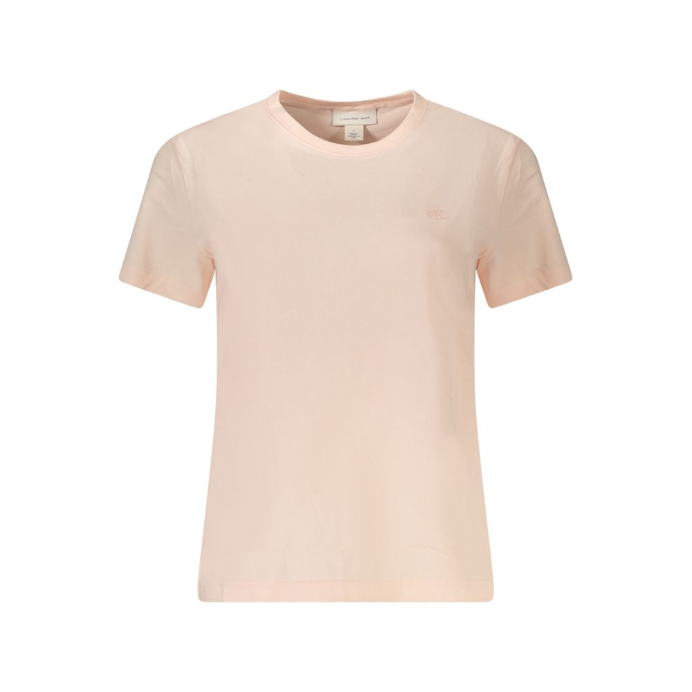 Calvin Klein Pink Cotton T-Shirt