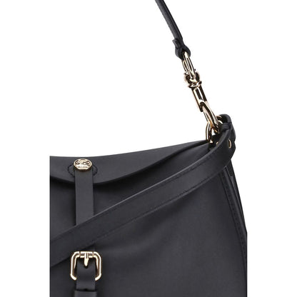 Etro Black Calf Leather Bos Taurus Shoulder Bag