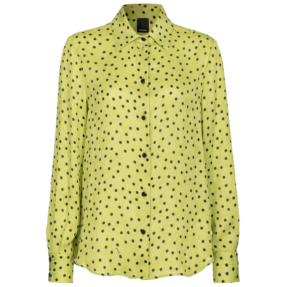 PINKO Green Polyester Shirt