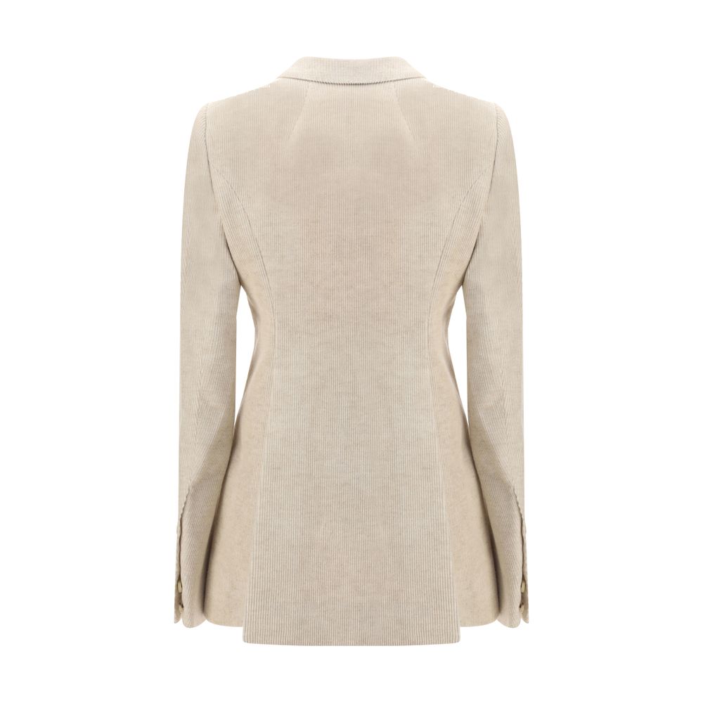 Rick Owens Beige Cotton Blazer