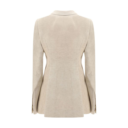 Rick Owens Beige Cotton Blazer