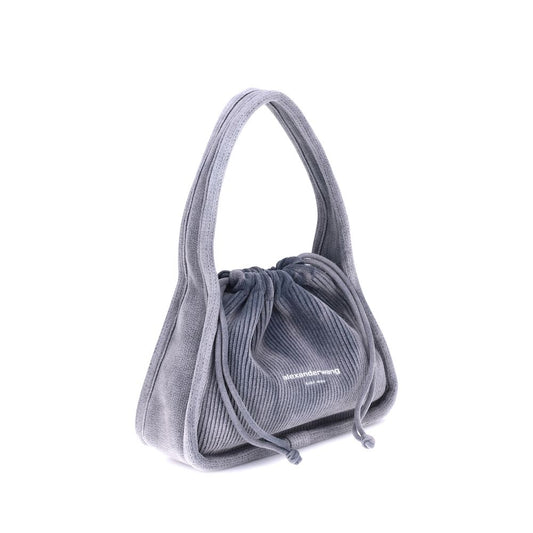 Alexander Wang Light Blue Cotton Shoulder Bag