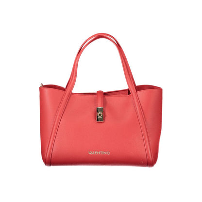 Mario Valentino Red Polyethylene Women Handbag