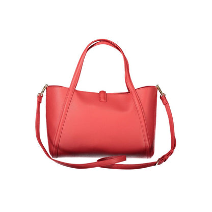 Mario Valentino Red Polyethylene Women Handbag