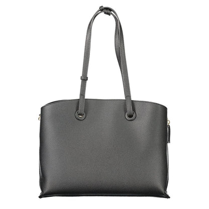 Mario Valentino Black Polyethylene Women Handbag