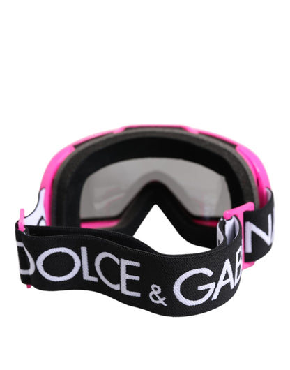 Dolce & Gabbana Fuchsia Pink Logo Ski Goggles DG6182 Mask Sunglasses