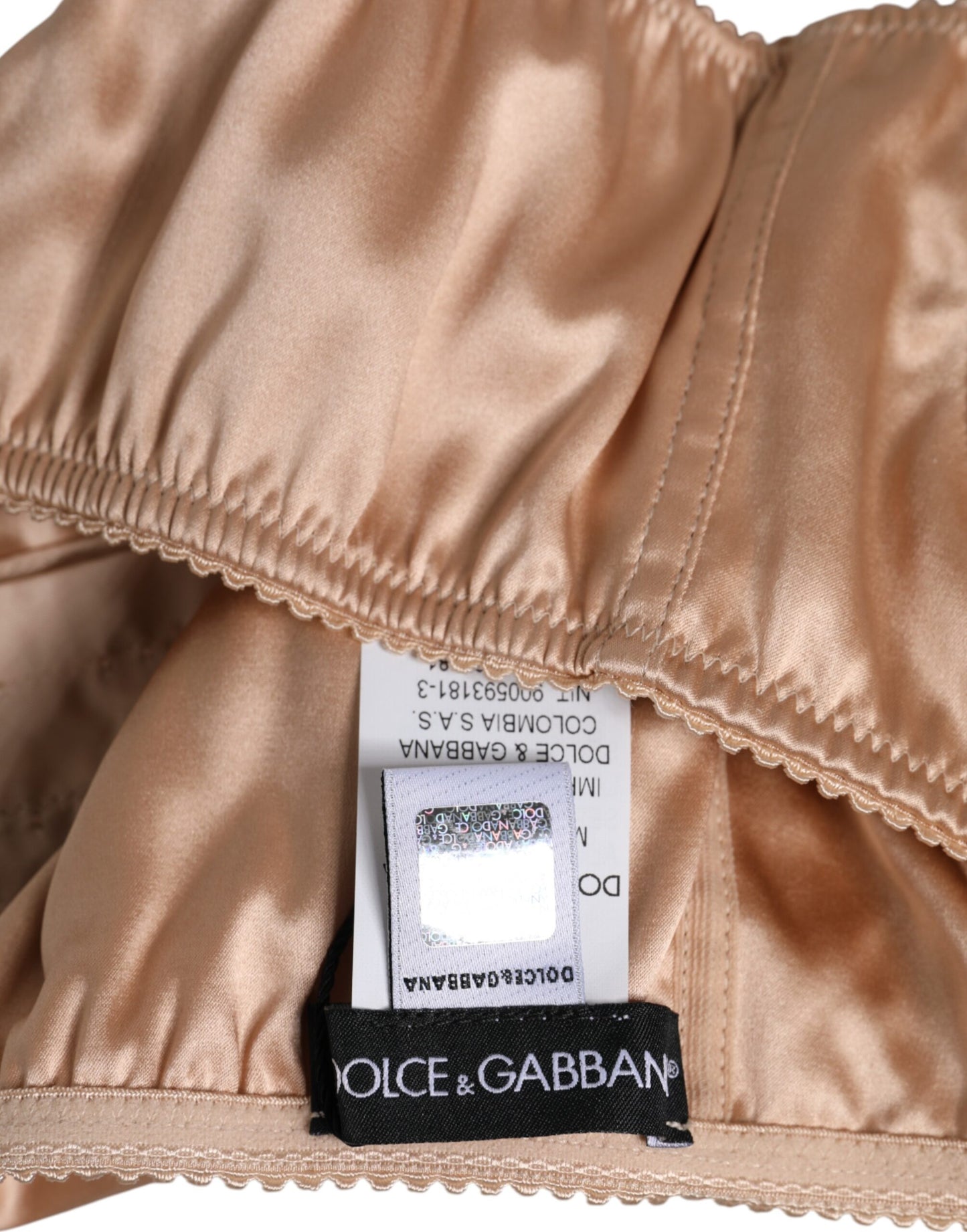 Dolce & Gabbana Pale Pink Underwired Balconette Bra Underwear