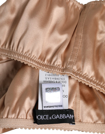 Dolce & Gabbana Pale Pink Underwired Balconette Bra Underwear