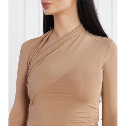 PINKO Beige Viscose Dress