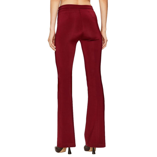 PINKO Red Viscose Women Trouser