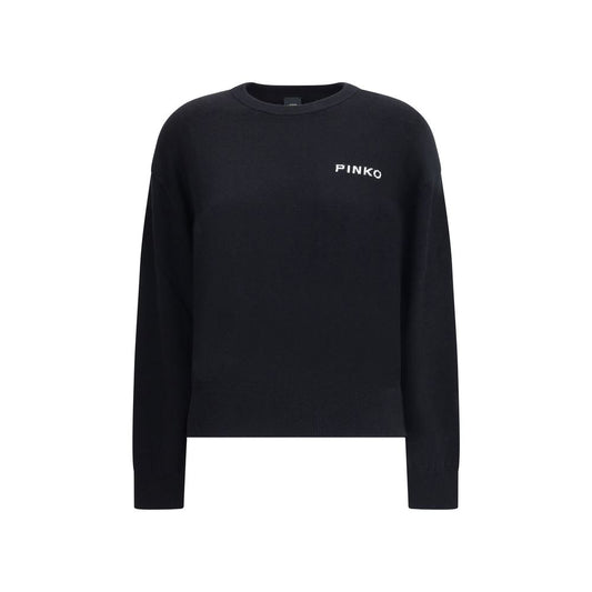 PINKO Black Wool Sweatshirt