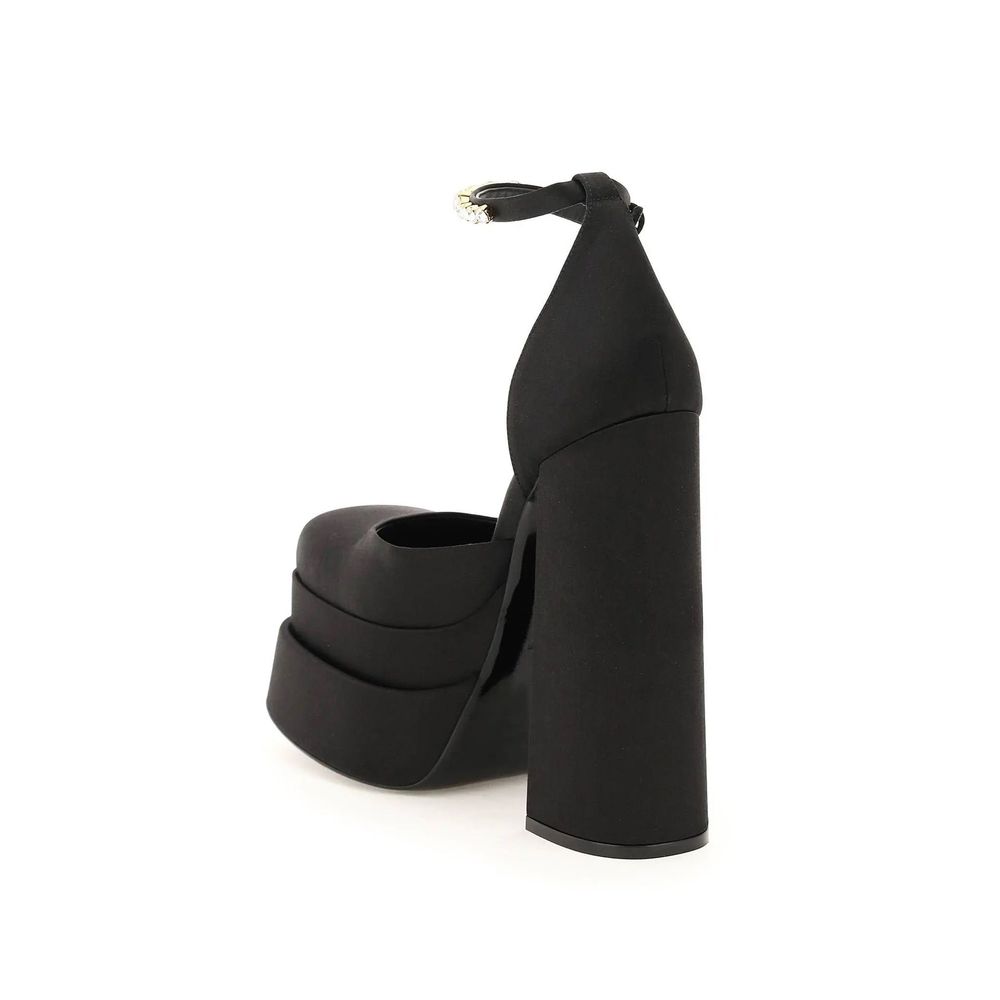 Versace Silk Satin Platform Pumps