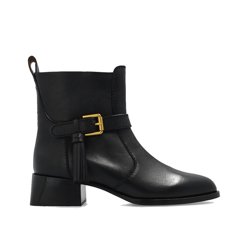 See By Chloé Lory Leather Ankle Boots