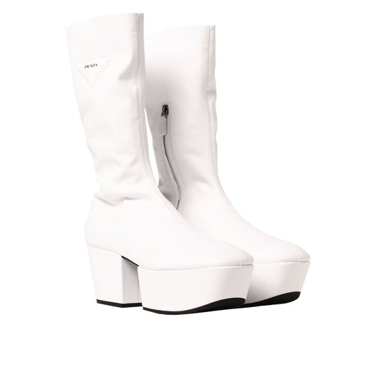 Prada White Polyethylene Boots