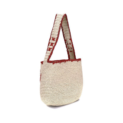 Marni Beige Raffia Shoulder Bag