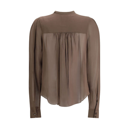 Marant Etoile Brown Viscose Top