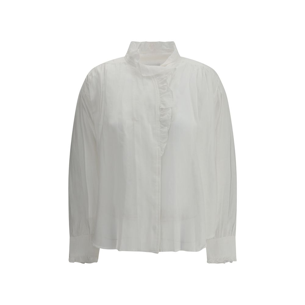 Marant Etoile White Cotton Blouse