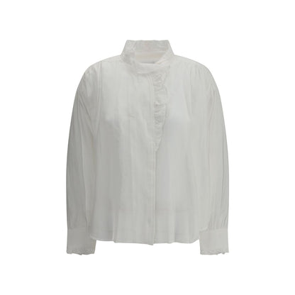 Marant Etoile White Cotton Blouse