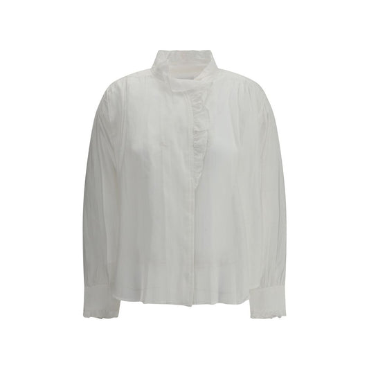 Marant Etoile White Cotton Blouse