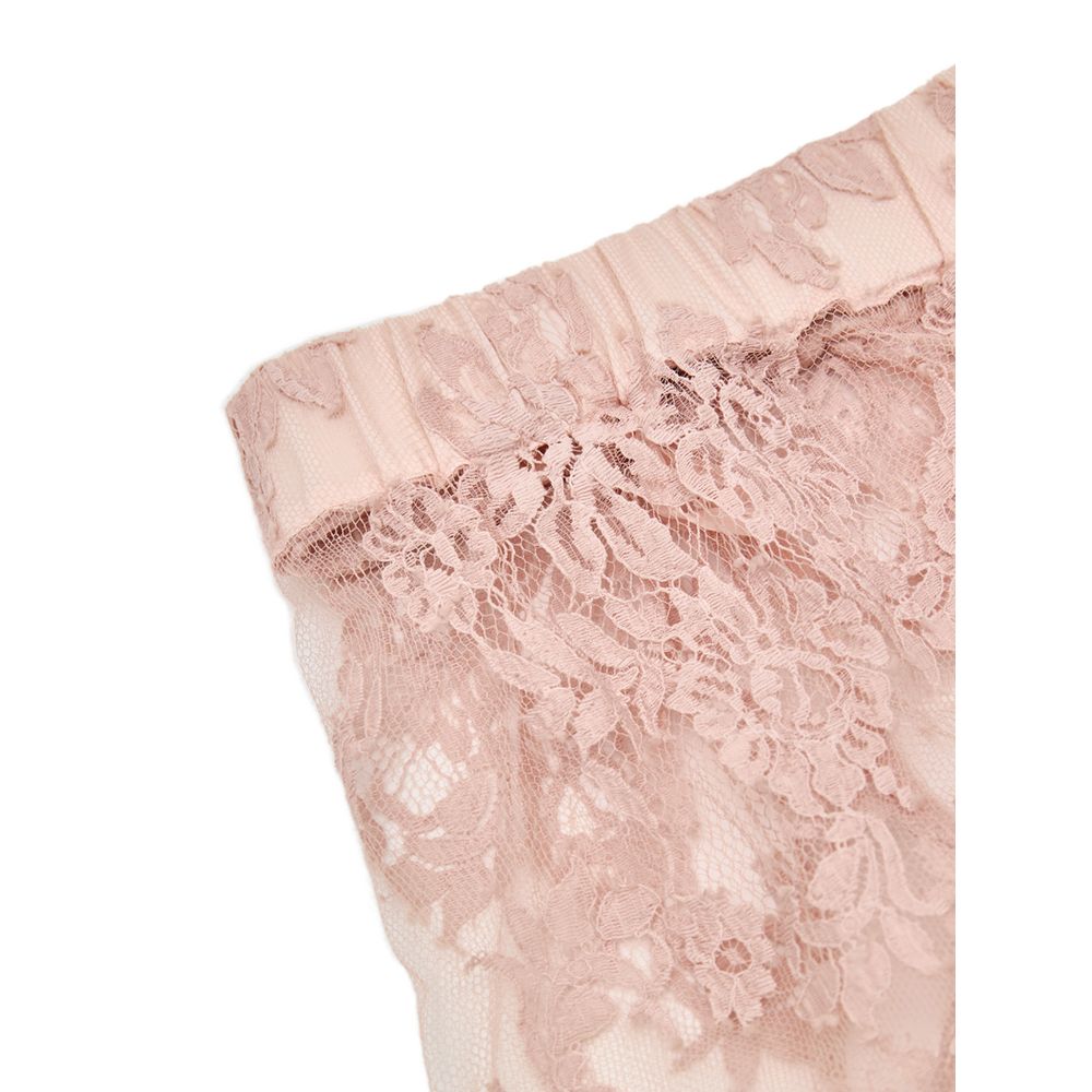 Gucci Pink Cotton Midi Skirt