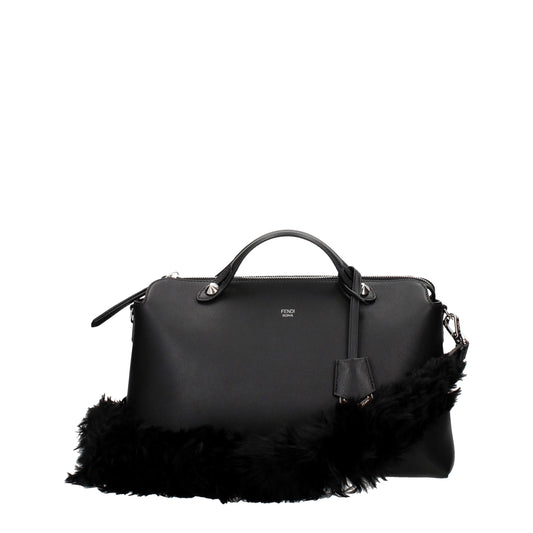 Fendi Black Leather Shoulder Bag