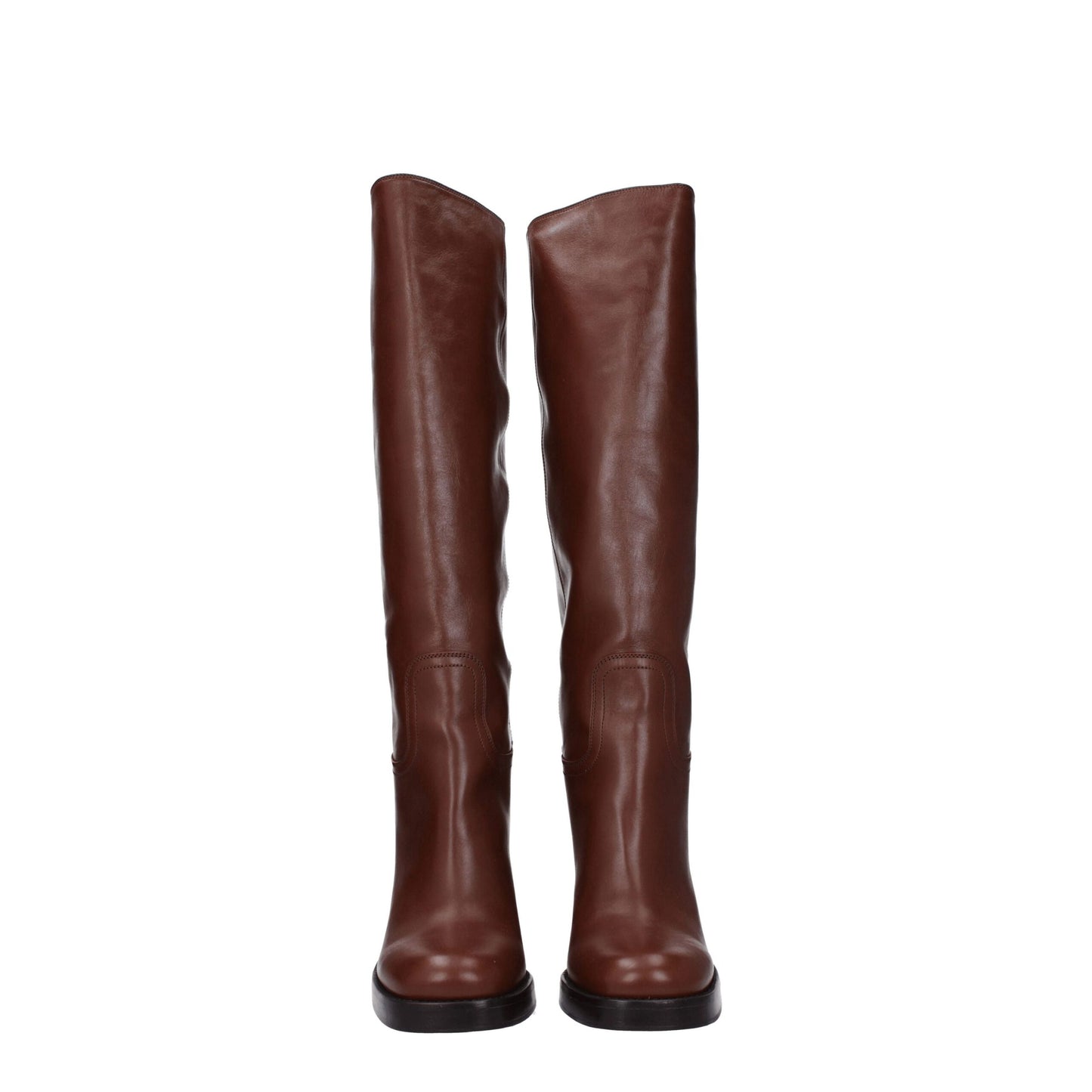 Prada Brown Leather Boots