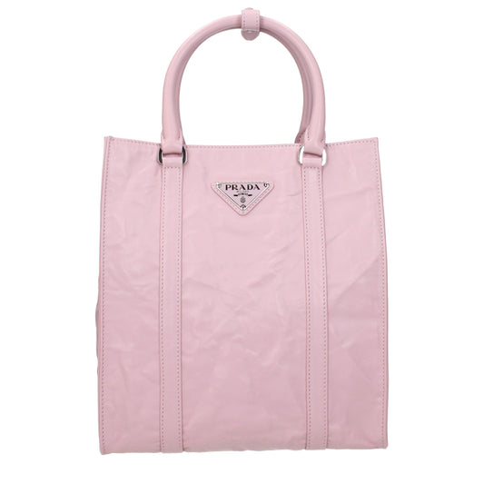 Prada Pink Leather Handbags