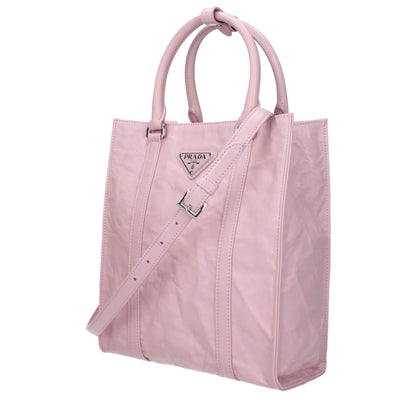 Prada Pink Leather Handbags