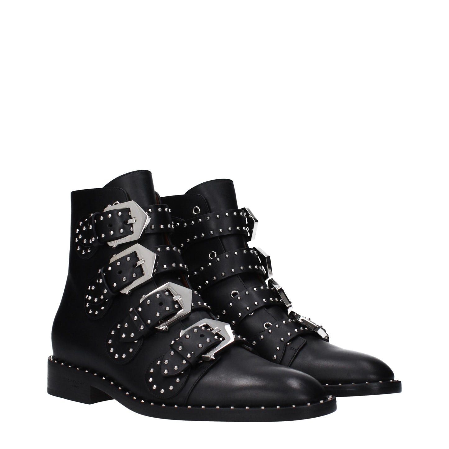 Givenchy Black Leather Ankle Boots