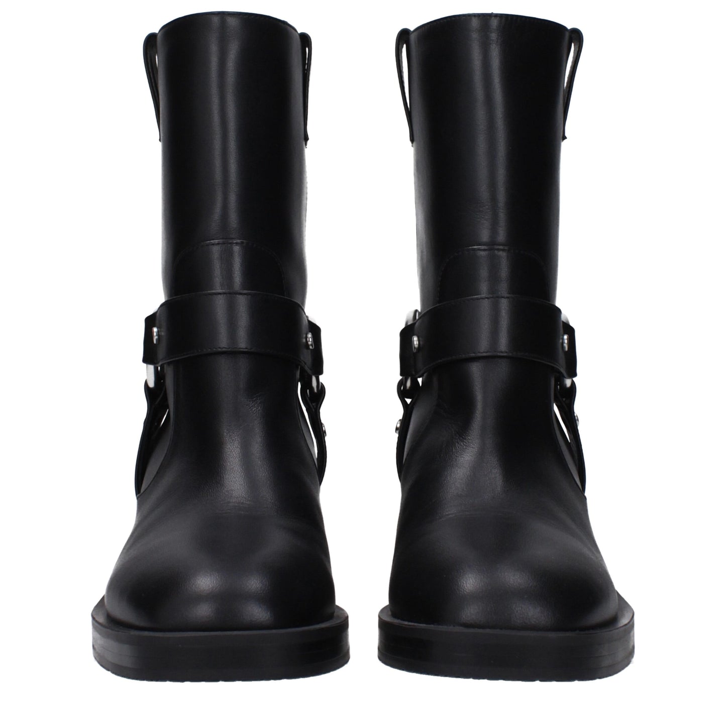 Stuart Weitzman Black Leather Ankle Boots