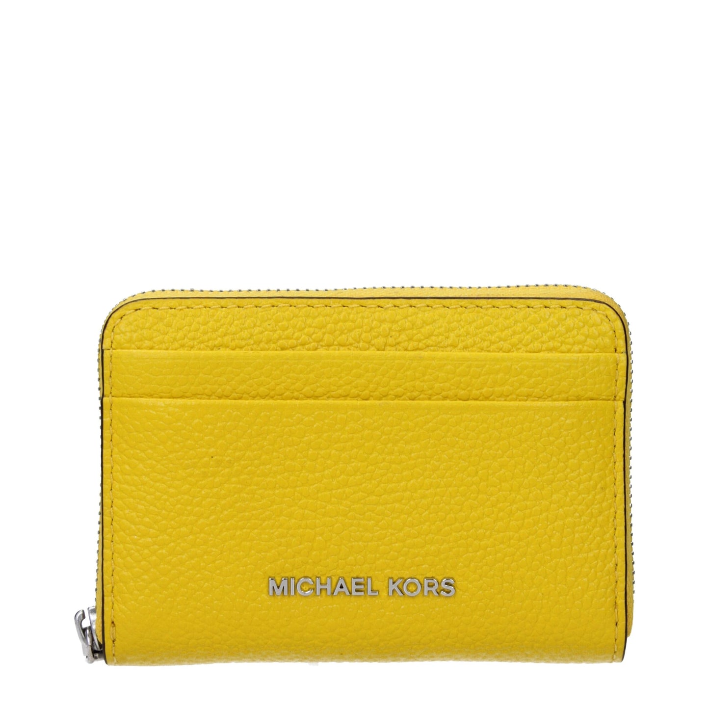 Michael Kors Yellow Leather Cardholder