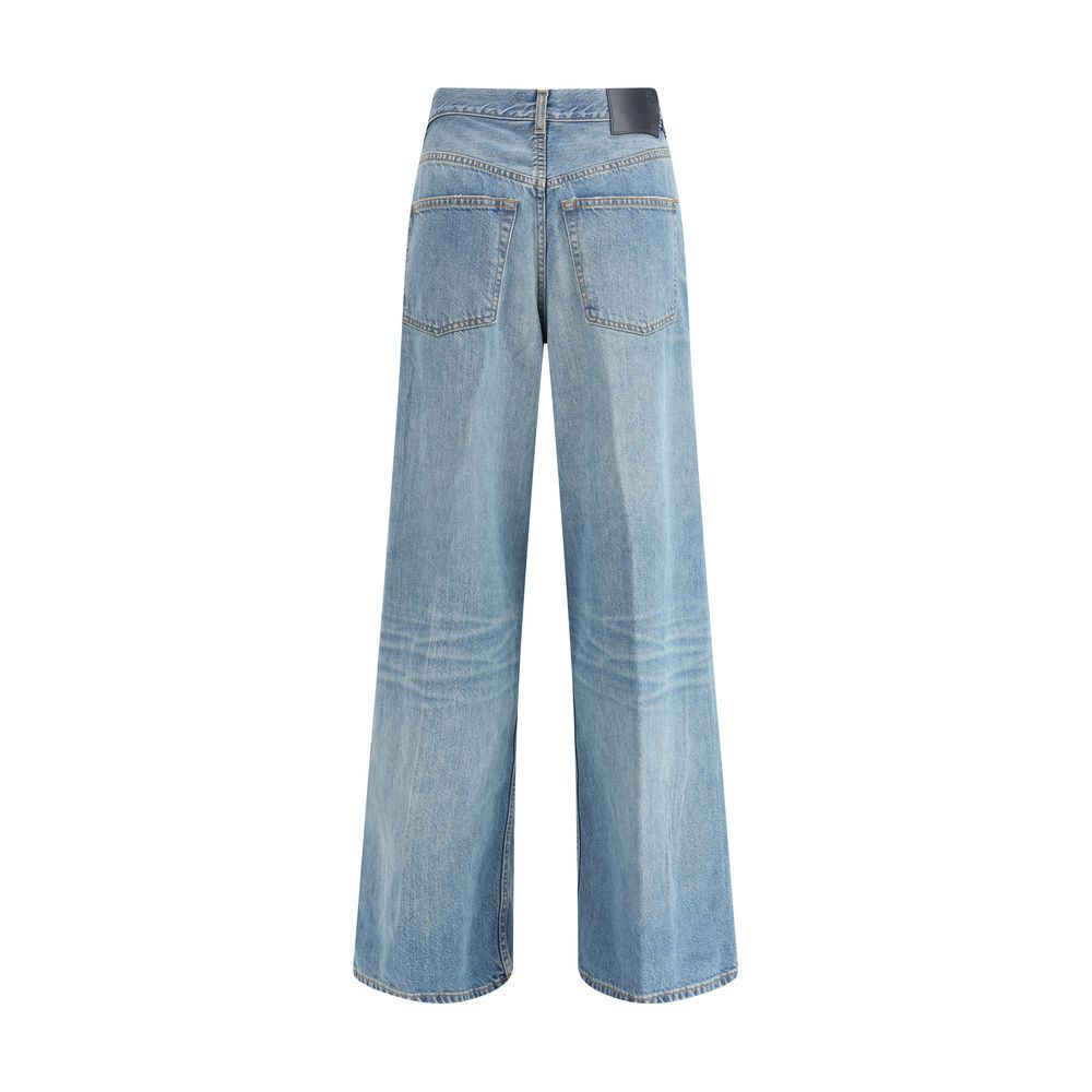 Haikure Light Blue Cotton Jeans Denim