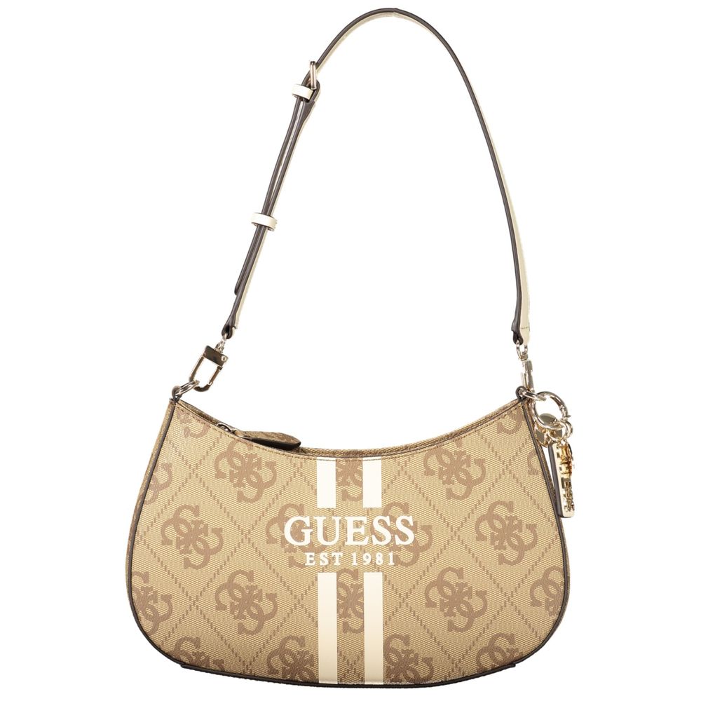 Guess Jeans Beige Polyethylene Women Handbag