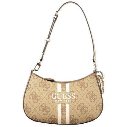 Guess Jeans Beige Polyethylene Women Handbag