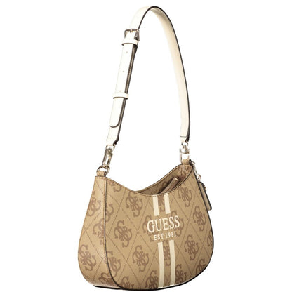 Guess Jeans Beige Polyethylene Women Handbag