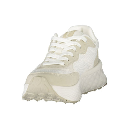 Blauer White Polyester Sneaker