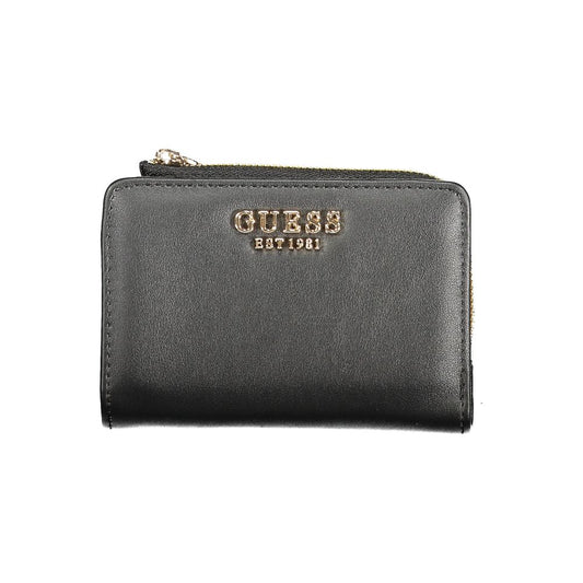 Guess Jeans Black Polyethylene Women Wallet