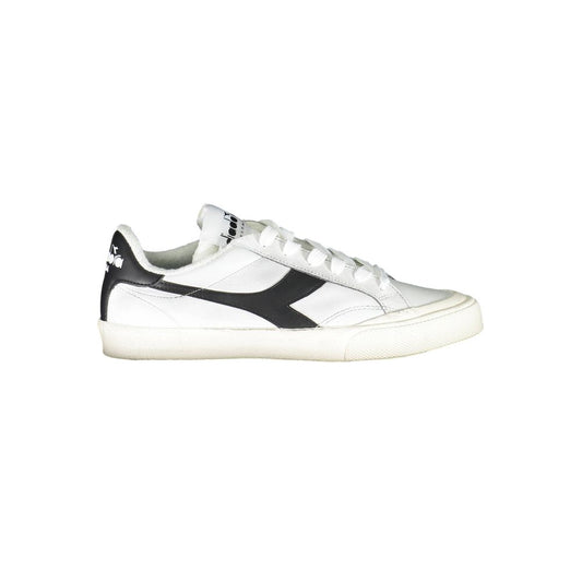 Diadora White Fabric Sneaker