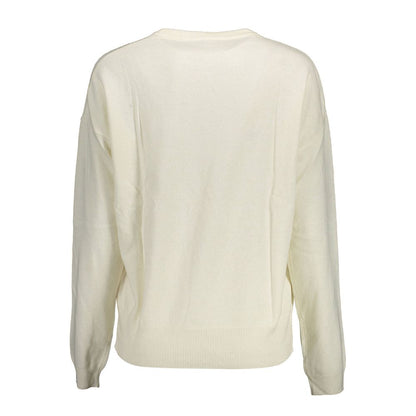 U.S. POLO ASSN. White Wool Sweater