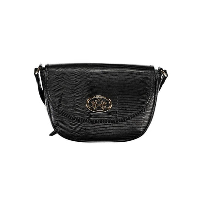 La Martina Black Polyethylene Handbag